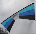 Rev EXP Quad Line Kite, Lt Blue/Dark Blue/Black