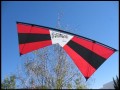 Rev EXP Quad Line Kite RTF, Red/Black