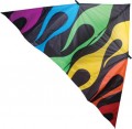 6.5' Delta Kite, Rainbow Flames